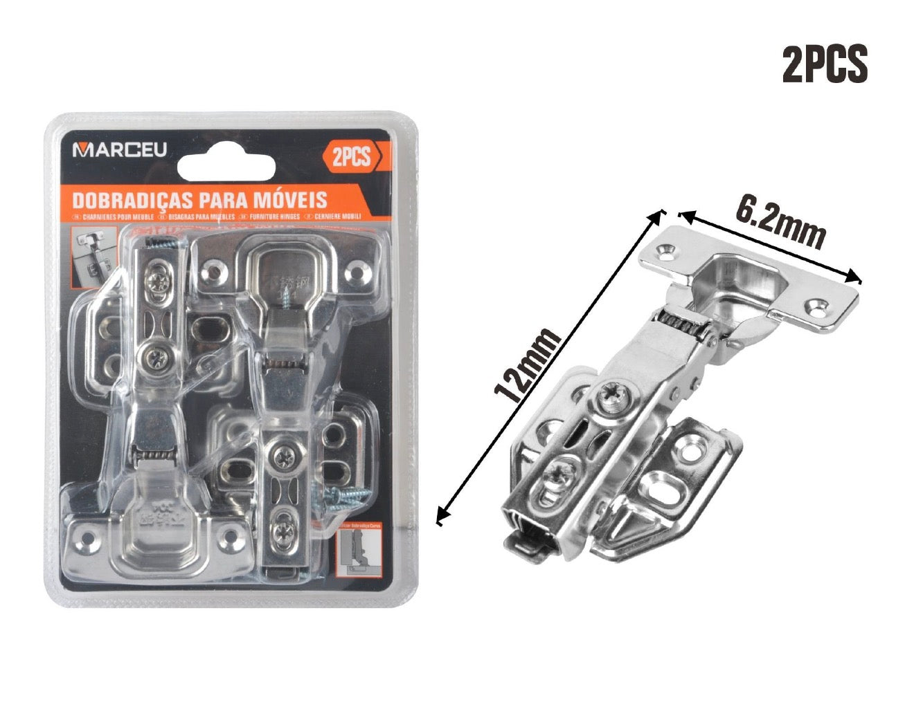 Dobradiça para móveis