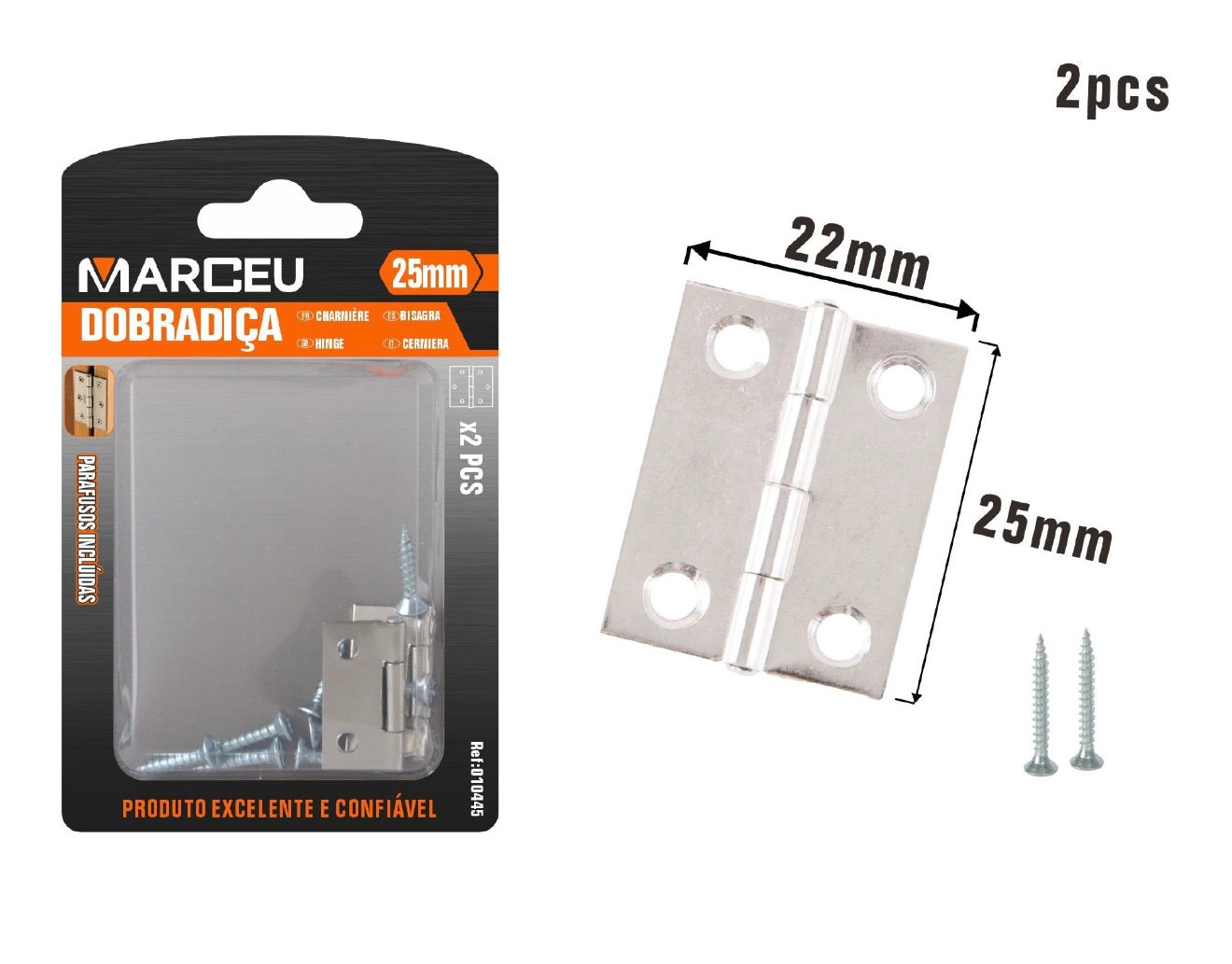 Dobradiça 25mm