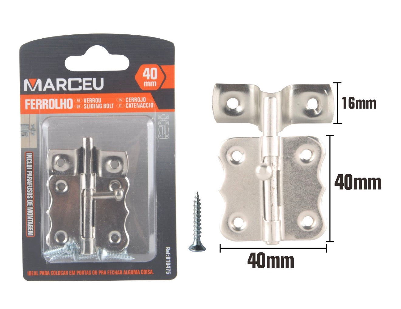Ferrolho 40mm