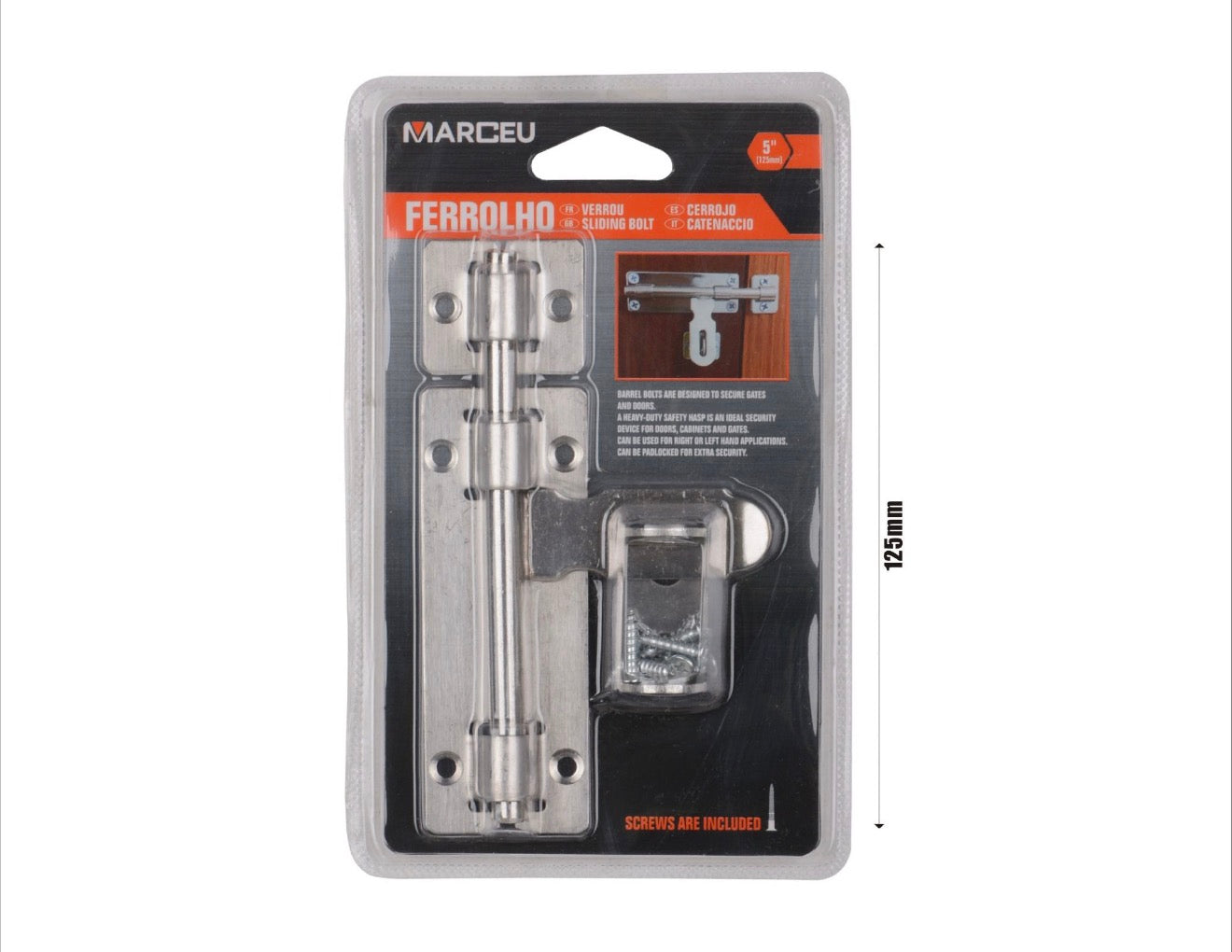 Ferrolho 125mm