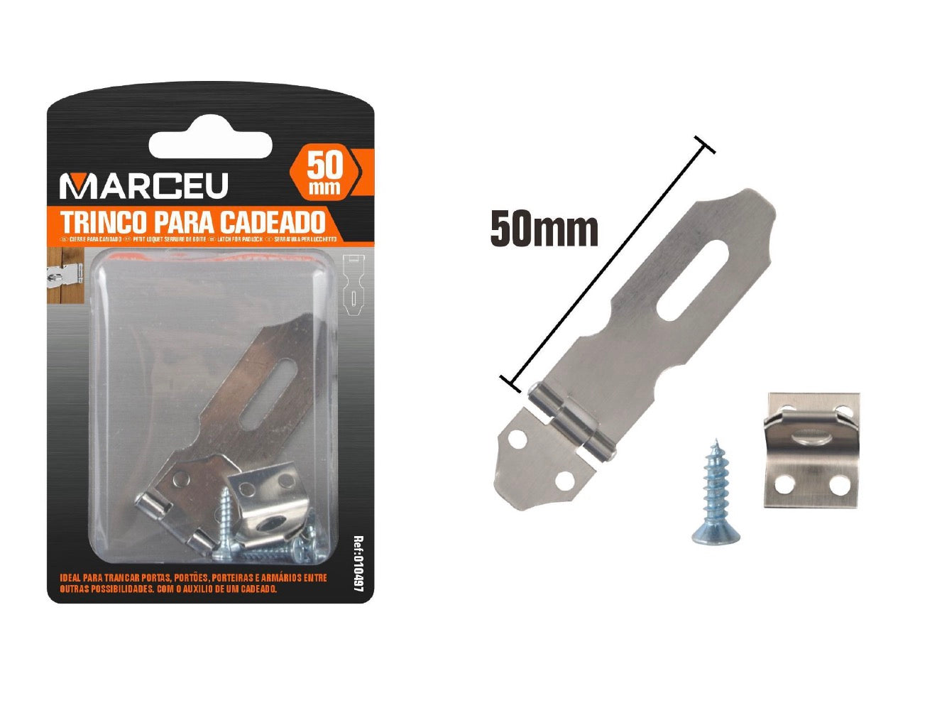 Trinco para cadeado 50mm